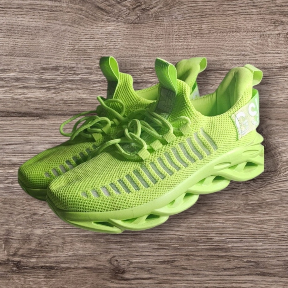 Neon Green Athletic Shoes